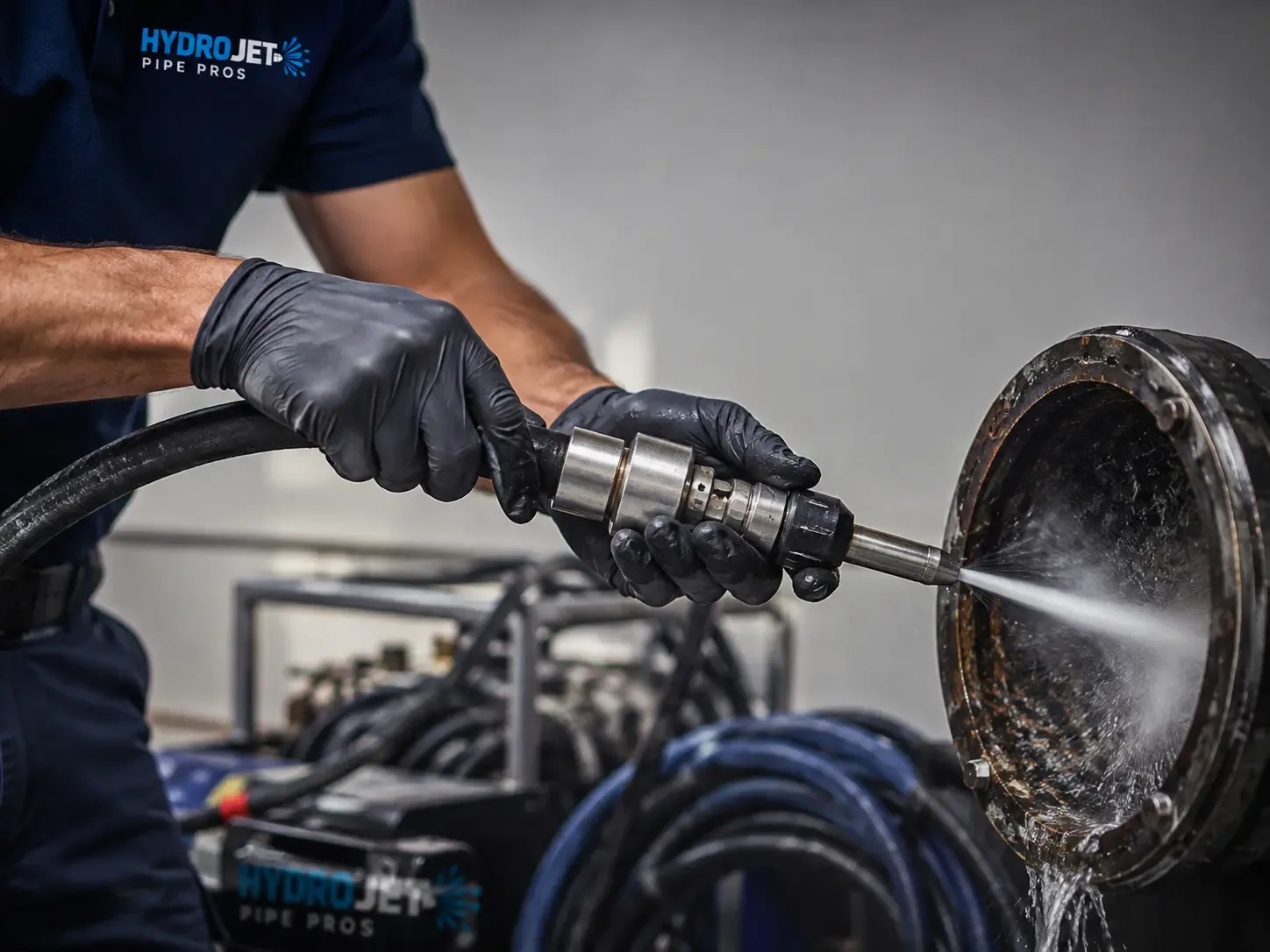 Hydro Jet Pipe Descaling in Addison, TX